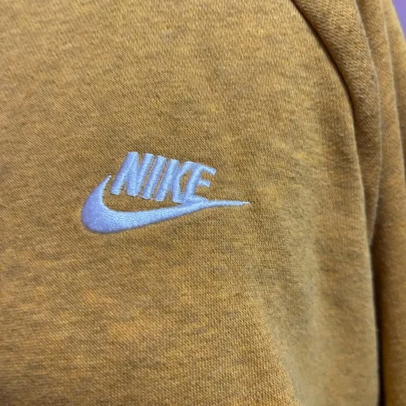 Nike Mustard Yellow Sweatshirt cowl neck - Picture 2 of 7